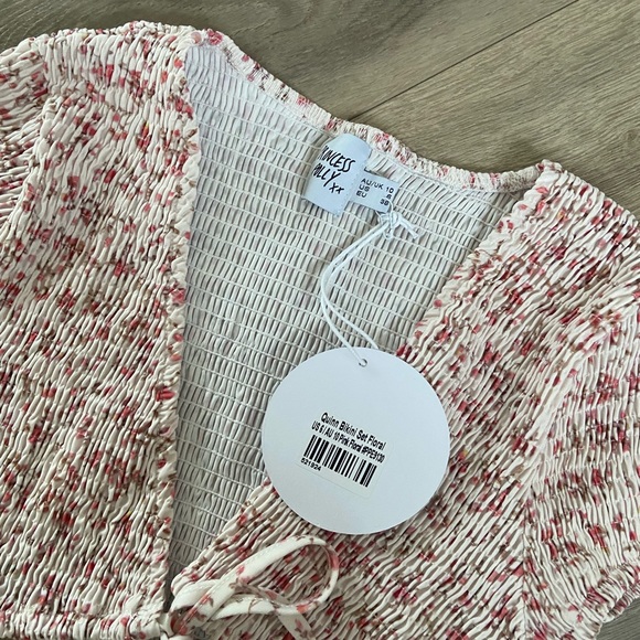 Womens Princess Polly swimsuit, size 6, pink floral - Picture 2 of 2